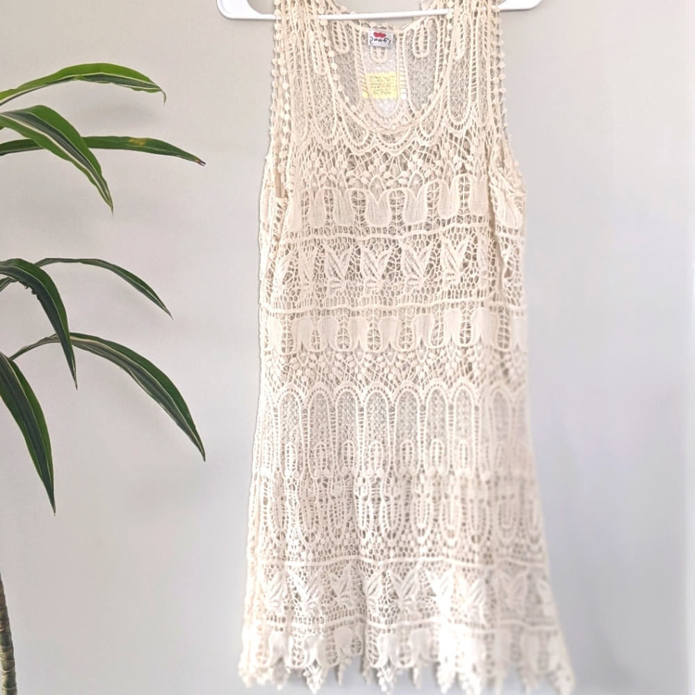Macrame dress/bathing suit cover up